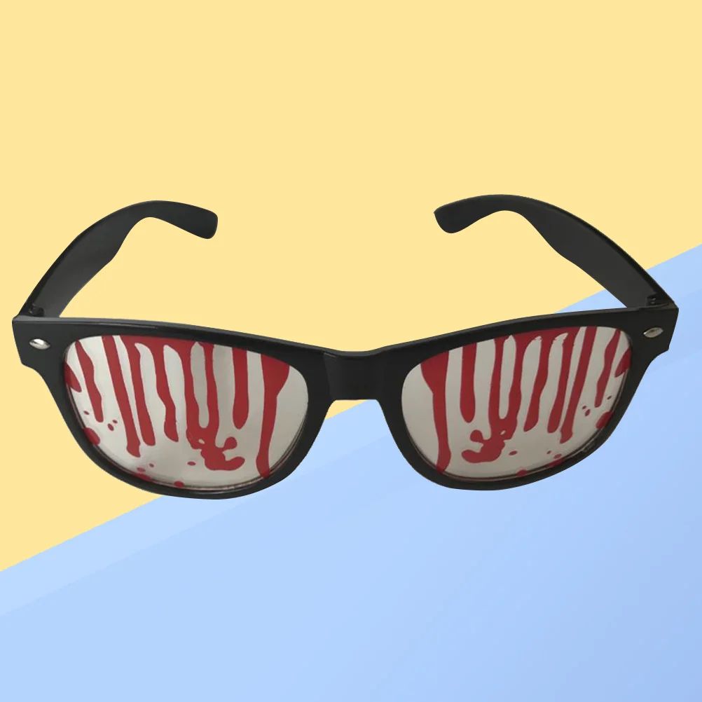 

Glasses Creative Scary Eyeglasses Photo Props for Party Masquerade(Black)