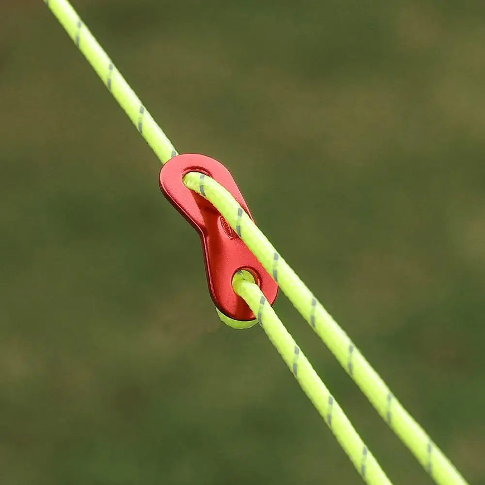 

40 шт. уличная походная веревка Паракорд комплект фиксированных застежек (красный)