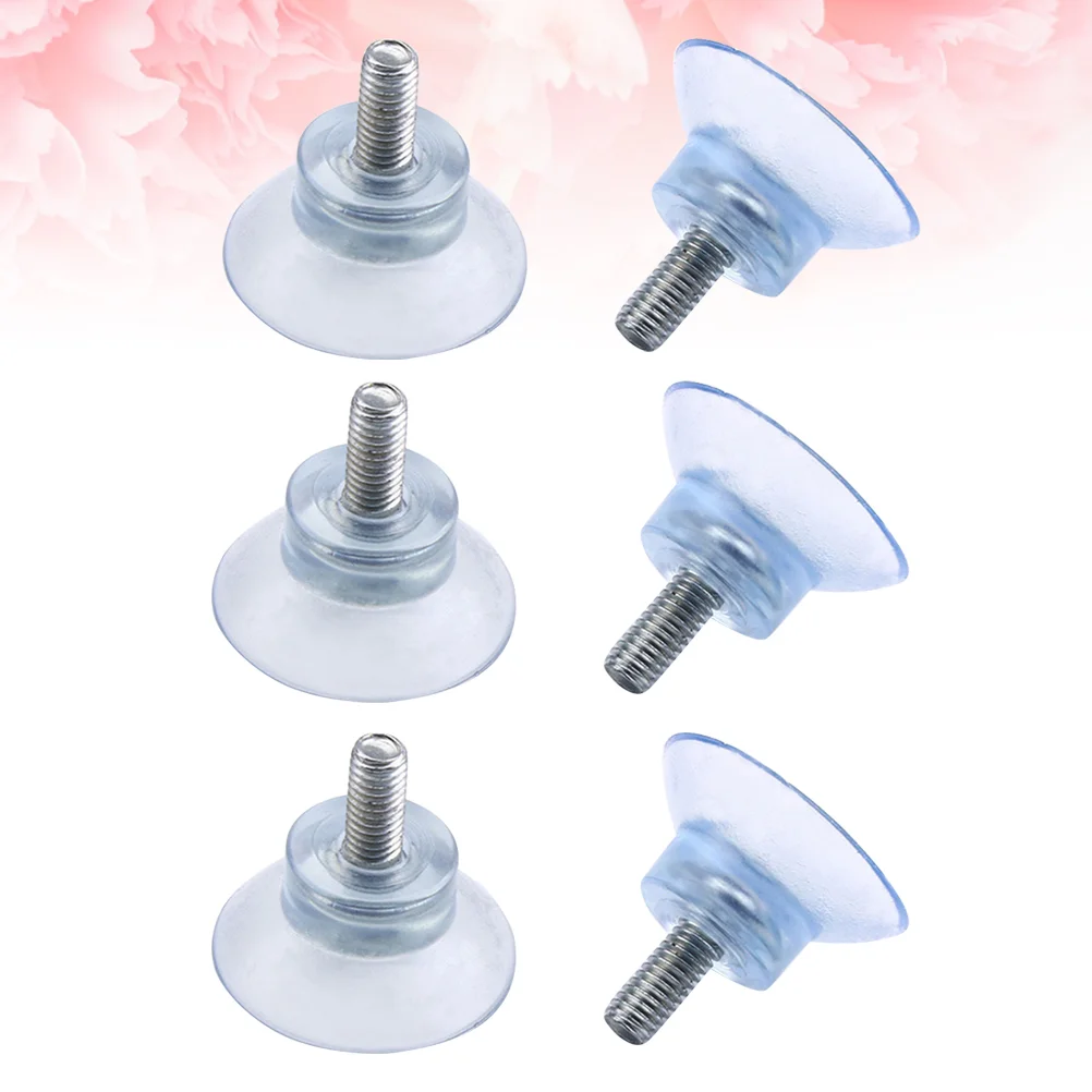

Suction Cups Cuptablescrew Pvcwith Anti Collision Furniture Sucker Hanger Rubber Screws Window Round Replacement Pads Hook