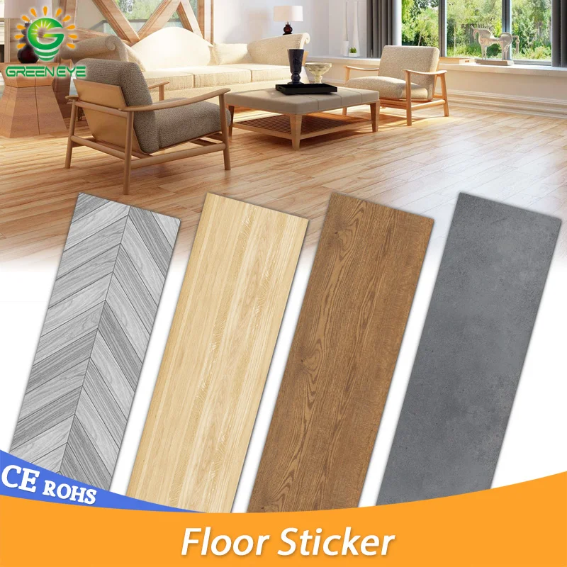Винтажные зернистые наклейки на пол из древесины современные настенные Стикеры