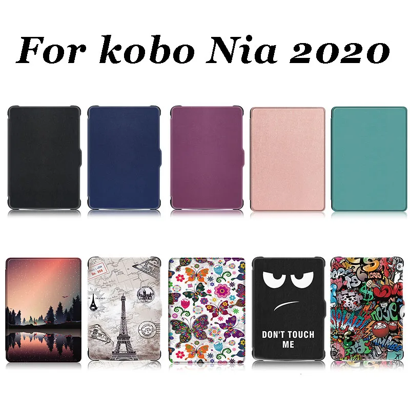 

Чехол для Kobo Nia N306 2020, из термопластичного полиуретана (TPU), легкий, тонкий, с функцией ожидания и включения