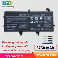 ugb new pa5267u 1brs battery for toshiba portege x20w d 11n x20w e 10e prt12u 00r002 3icp48895 44wh 3760mah 11 4v