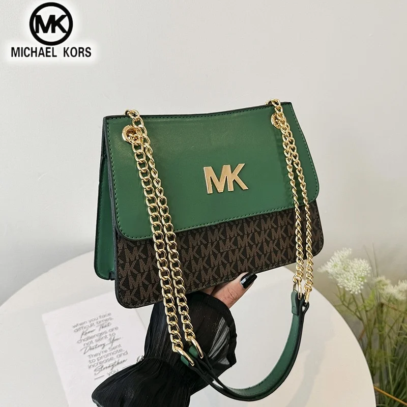 Фото Женская повседневная и модная сумка через плечо с цепочкой от Michael Kors, сумка-кроссбоди, сумка для поездок на работу, модель MK Boutique. №4