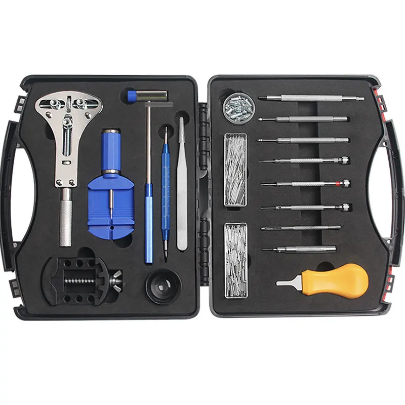 40 250 533Pcs Watch Repair Tools Kit Movement Parts Bottle Case Opener Assembly Back Case Maintenance Maker Repair Parts Set