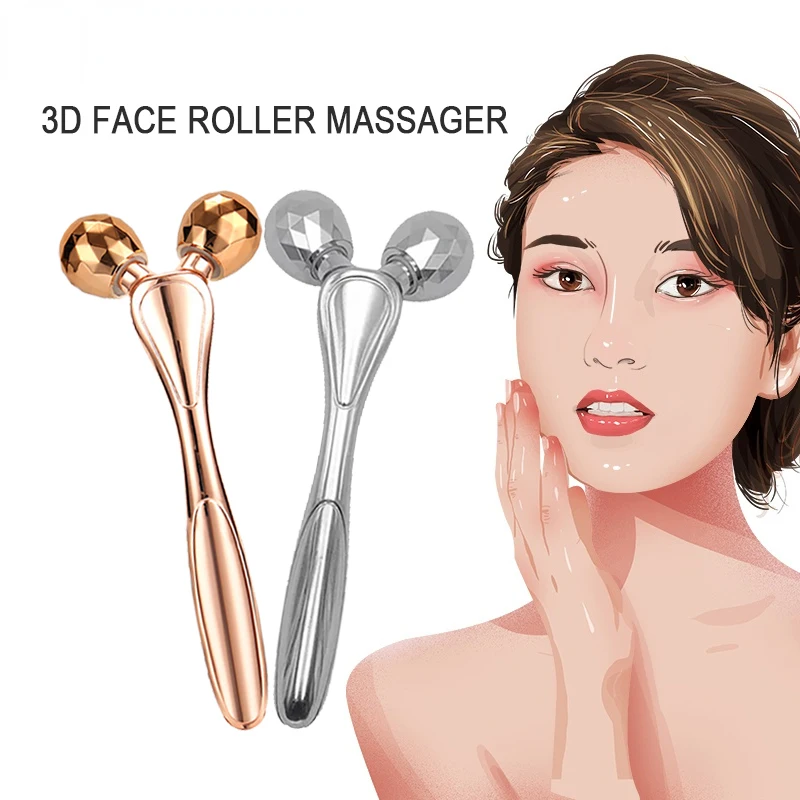 

Роликовый 3d-массажер для лица, прибор антицеллюлитный для лифтинга лица, инструмент для похудения, удаления морщин, красоты, здоровья