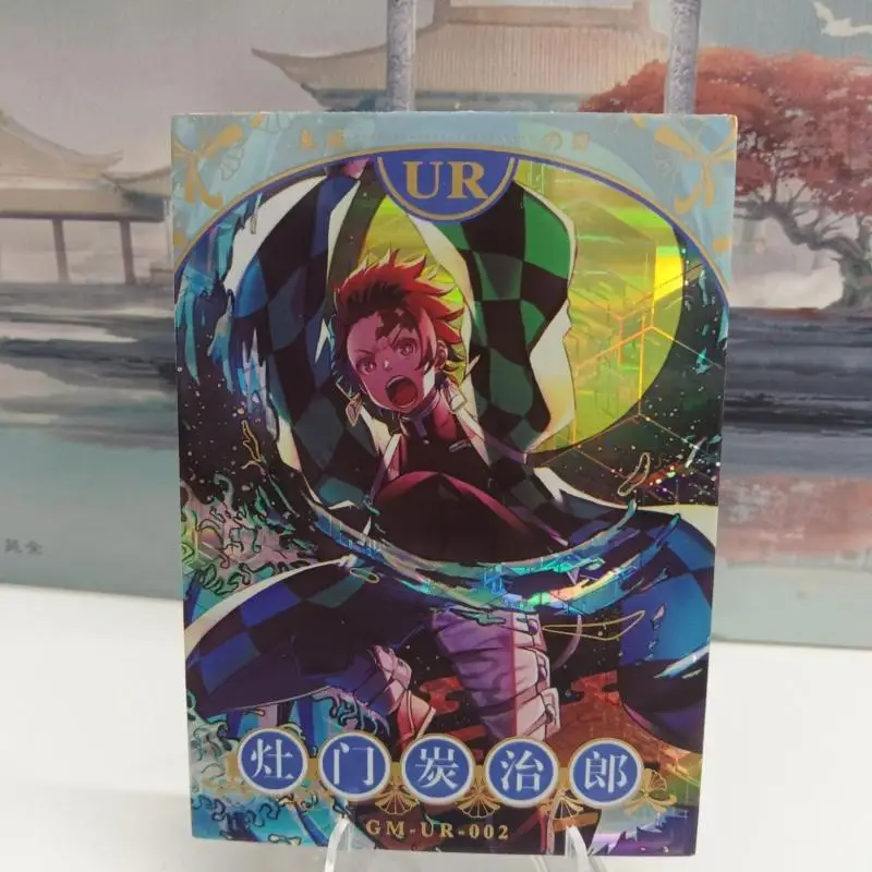 Jinka Demon Slayer UR card Iguro Obanai Tomioka Giyuu Akaza Kamado Tanjirou Douma boy Коллекция игрушек День рождения