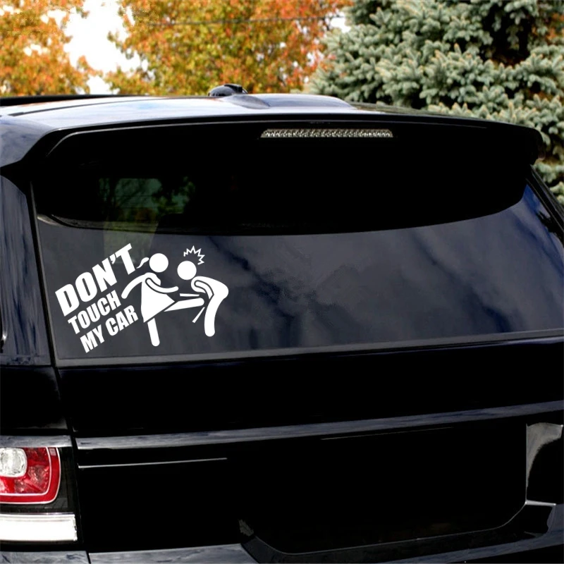 LYKX Don't Touch My Car забавная Автомобильная наклейка автомобильные аксессуары