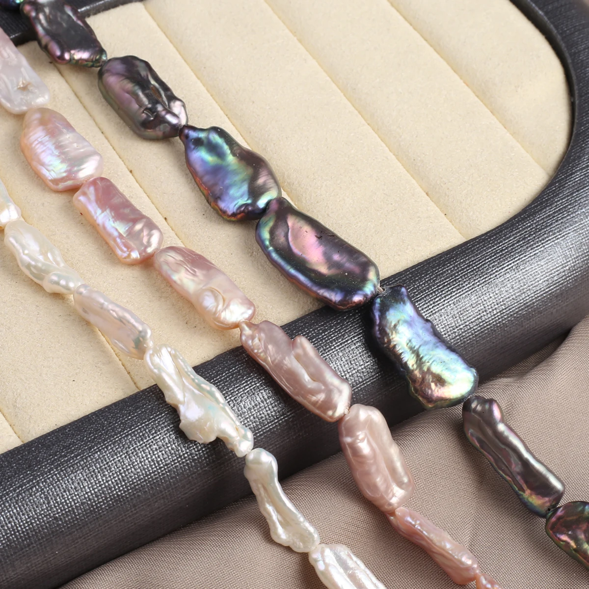 

Natural Black Pearl Beads Irregural Pearl Loose Spacer Beaded for Women Jewelry Making DIY Necklace Bracelet 7x18mm-8x20mm