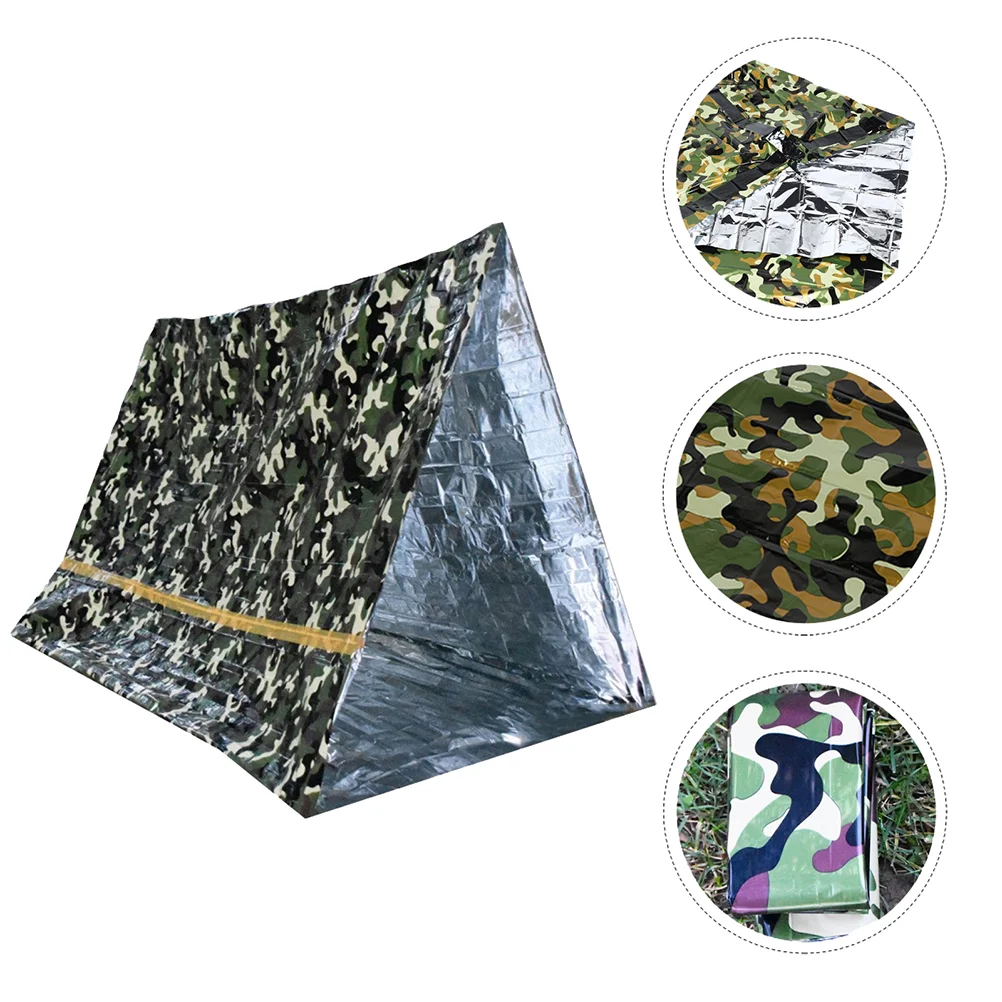 

Tent Emergency Tube Shelter Camping Tarp Quick Tents Hiking Travel Trip Portable Survival Auto Instant Heavy Duty Beach Thermal