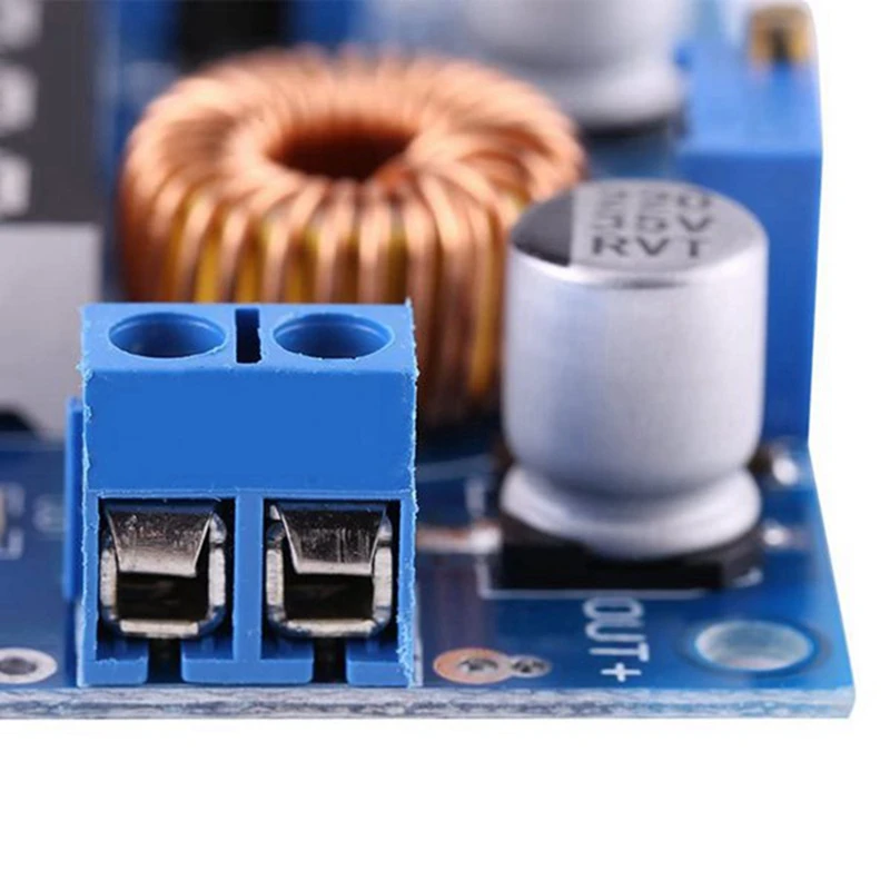 Регулируемый понижающий модуль XL4015 75 Вт с дисплеем вольтметра 1 шт. 5 А - купить по