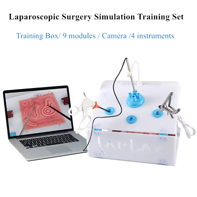 Laparoscopic Surgery Training Box Simulated Surgical Instrument Trainer dental Equipments | Красота и здоровье