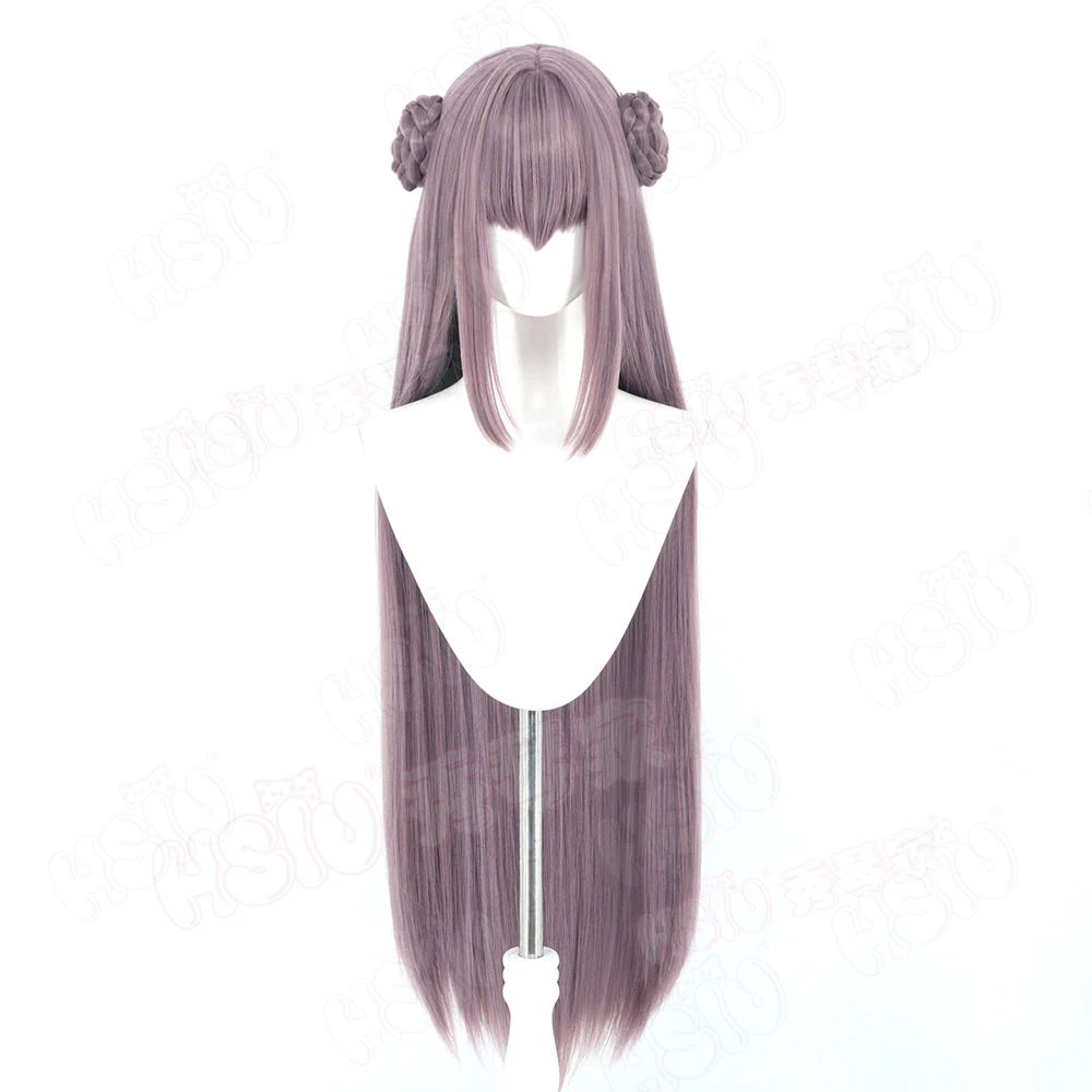Фото ИГРА Manakashi no Yuri wa Akaku Somar Kanzaki Manami Косплей Парик серый фиолетовый Длинные волосы Синтетический парик + шапочка для парика Парик для Хэллоуина №3