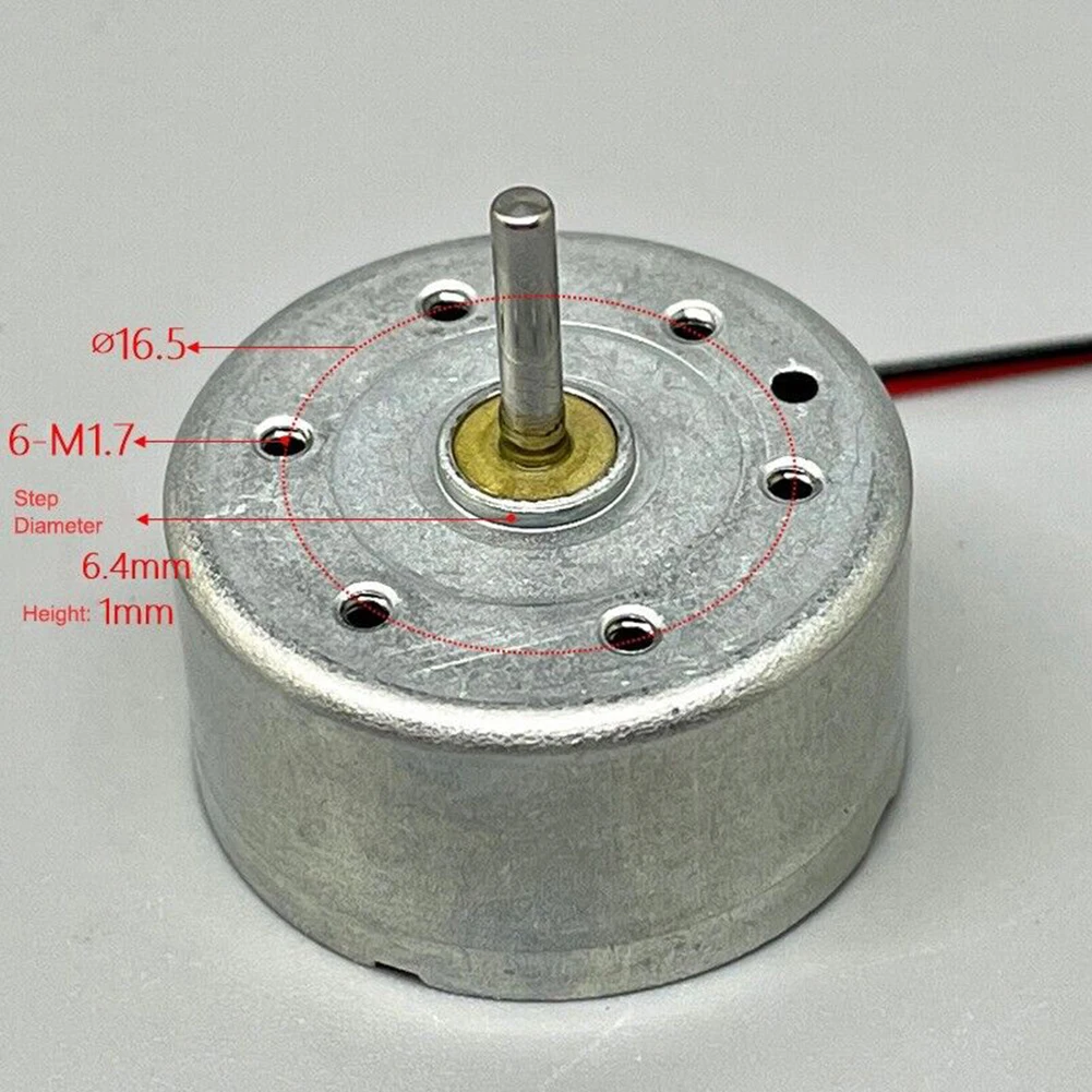 1 шт. двигатель RK-300C RF-300CA-12350 DC 5 В-6 В 9000 об/мин 24 мм круглый электродвигатель DIY