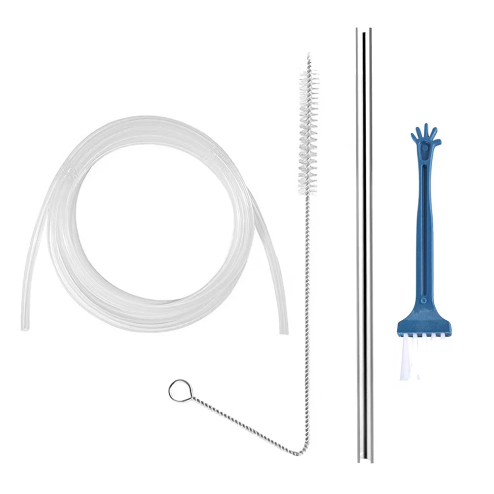

Milk Tube Bush Milk Hose Tubing for Fully Automatic Coffee Machine Milk Tube with Replacement Cleaning Brush