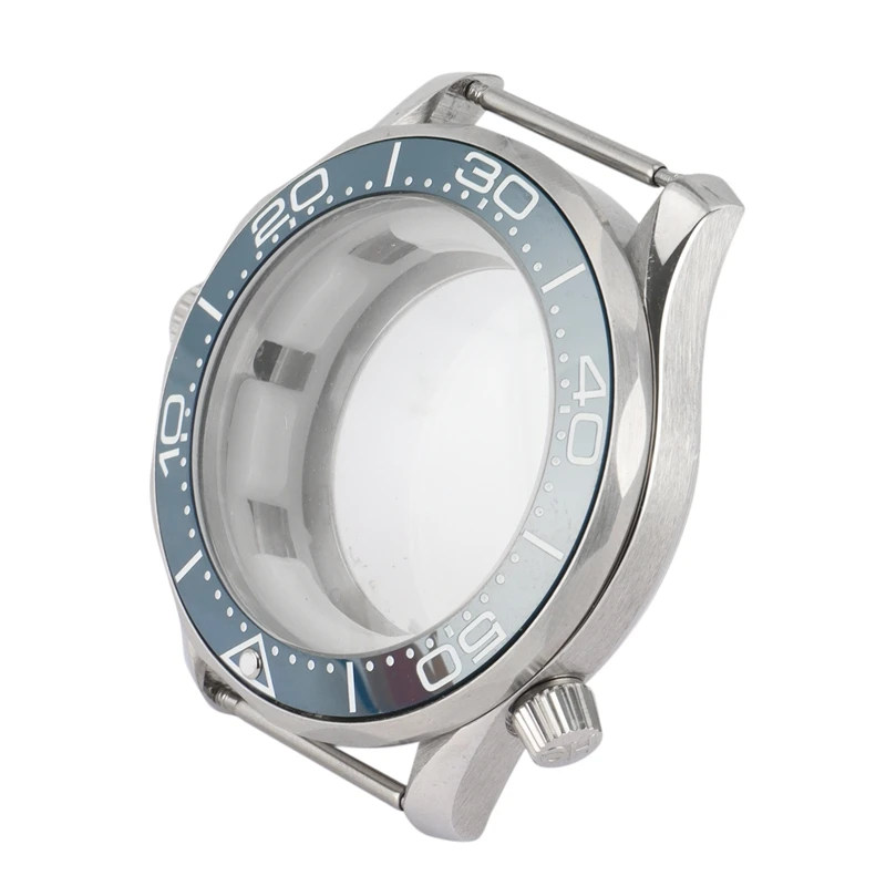 43.5Mm Blue 316L Stainless Steel Case For ETA 2836 Pearl 2813 Switzerland ETA2824-1/2824-2 Seagull 2824