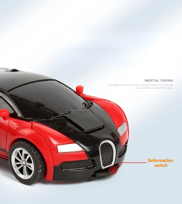 Игрушечный трансформирующий робот с одним нажатием