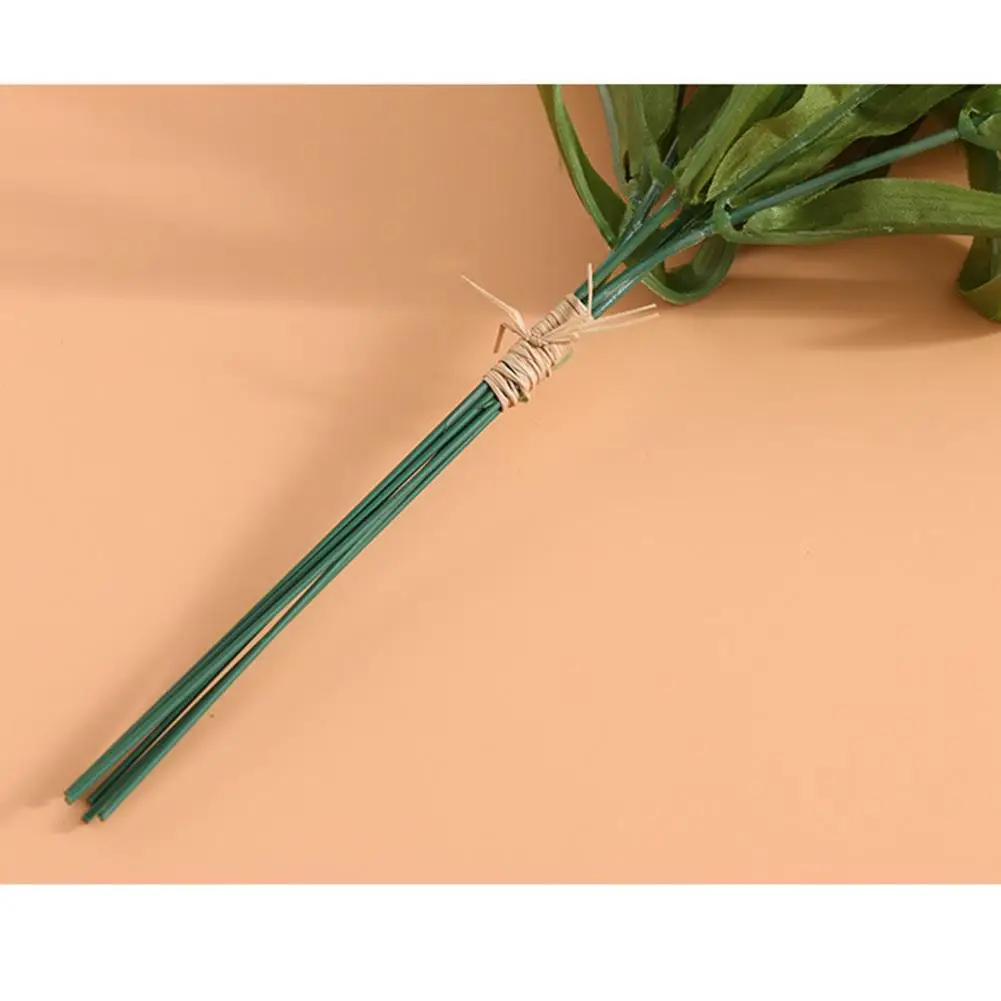 3pcs White Lily Of The Valley Fake Green Leaves Artificial Plastic Flower Small Fresh Bouquet Home Garden Wedding Decoration - купить по