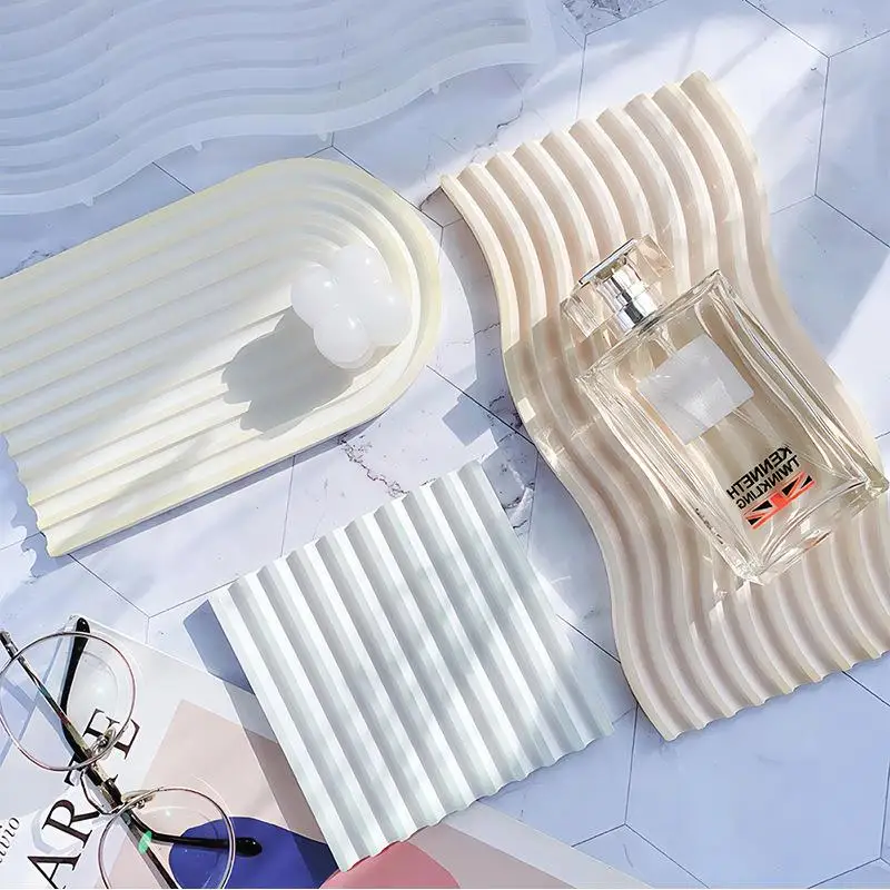 Силиконовая форма для подложки в форме изогнутой волны идеально подходит