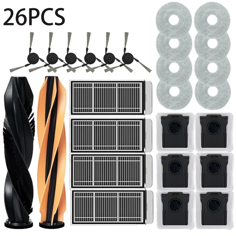 

Роликовые детали для DreameX50 Master / X50 Ultra Complete / X50S Pro Ultra / L50 Pro Ultra / L40S Pro Ultra / Mova V50 Ultra из ткани