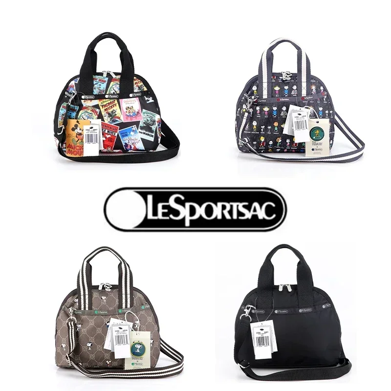 Портативная сумка Lesportsacs Shell для девочек модная легкая на плечо с принтом 3354