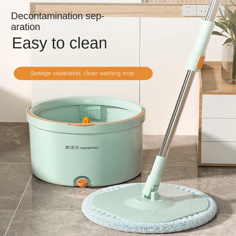 

Hand washing rotary mop Labor-saving sewage separation Flat mop Lazy household electrostatic precipitator mop spray mop