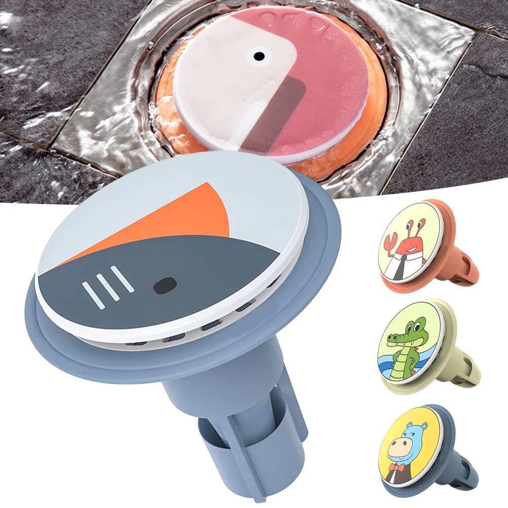 

Floor Drain Cores 360° Deodorant for Kitchen Toilet Bathroom Shower Cores Deodoriser Plugger PVC Durable Soft Rubber Ring Non