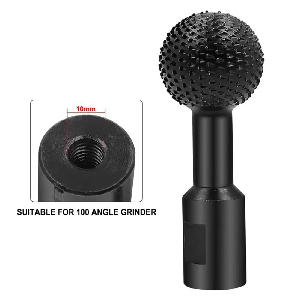 

Rotary File Wood Carving Grinding Head Ball Shape Chisel Woodworking Milling Cutter For 100/115/125mm Angle Grinder For Makita.