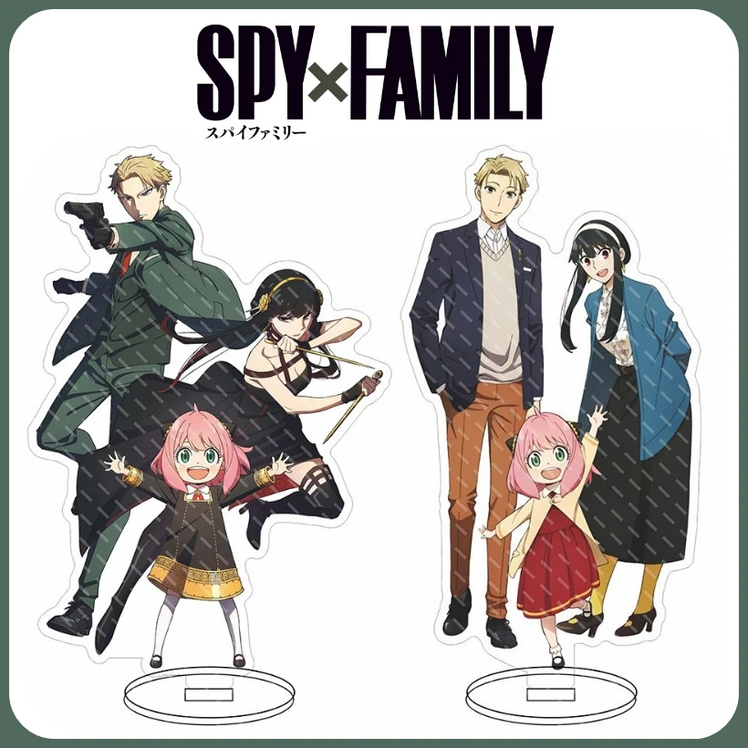 

16CM Anime SPY X FAMILY Action Figure Acrylic Stand Model Toy Yor Forger Anya Forger Action Figures Acrylic Ornament Gifts