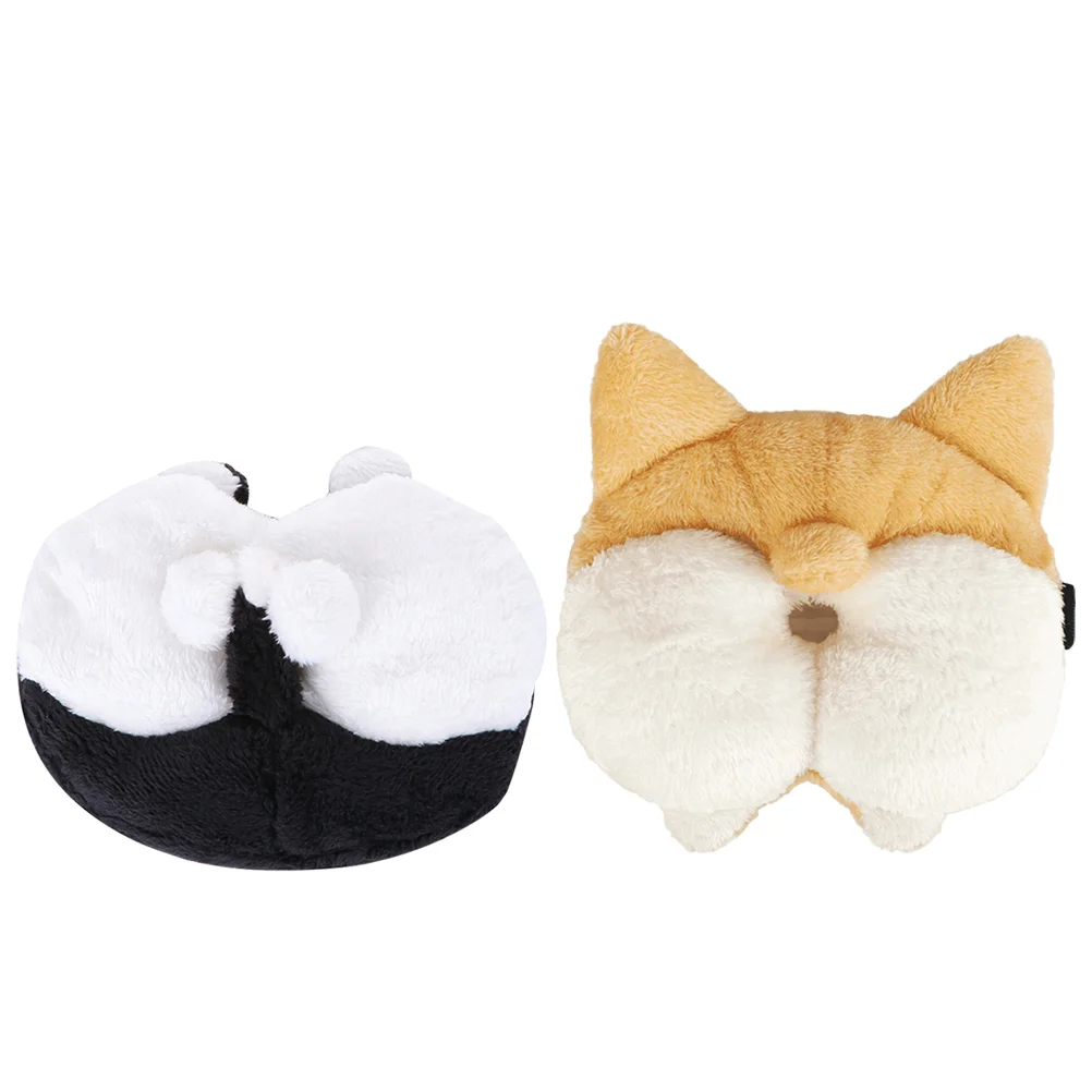 

Tissue Box Paper Holder Storage Plush Home Butt Dispenser Case Pumping Carrier Facial Cover Napkin Supply Cartoon Dog