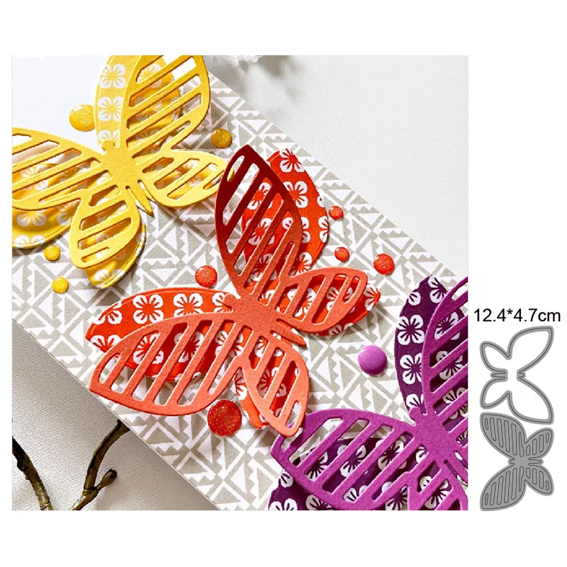 

2022 New Metal Cutting Dies Various Butterfly Series DIY Scrapbooking Embossing Paper Photo Frame Stamps Crafts Template Mould