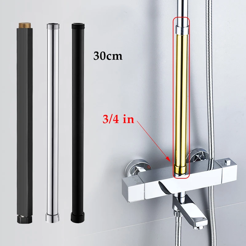 Выдержка трансформации: "Shower Extension Pipe Square Bathroom arm high quality Stainless Steel Round 30 cm on" → "Душевая насадка с шлангом для ванной с квадратным креплением, высокое качество, из нержавеющей стали, круглая, 30 см".