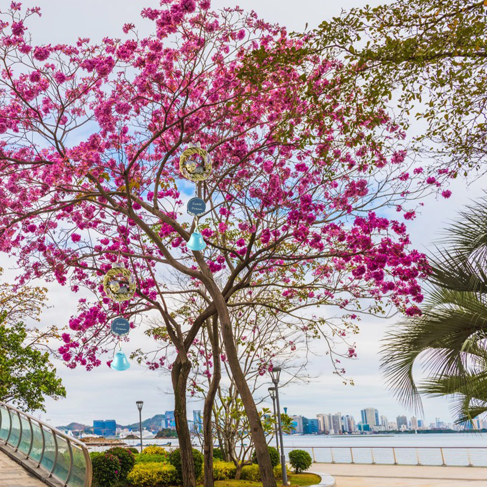 

Подвеска-колокольчик с оленем из смолы, персонализированное украшение для дома на день рождения и Рождество