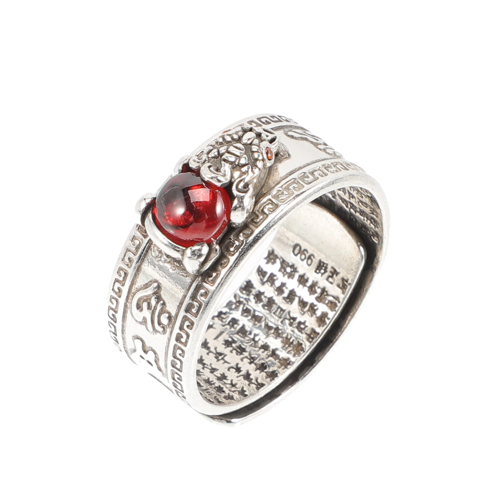 

Rings Ringadjustable Brave Troops Openingmen Finger Amulet Knuckle Retro Jewelry Gift Wealth Luck Vintage