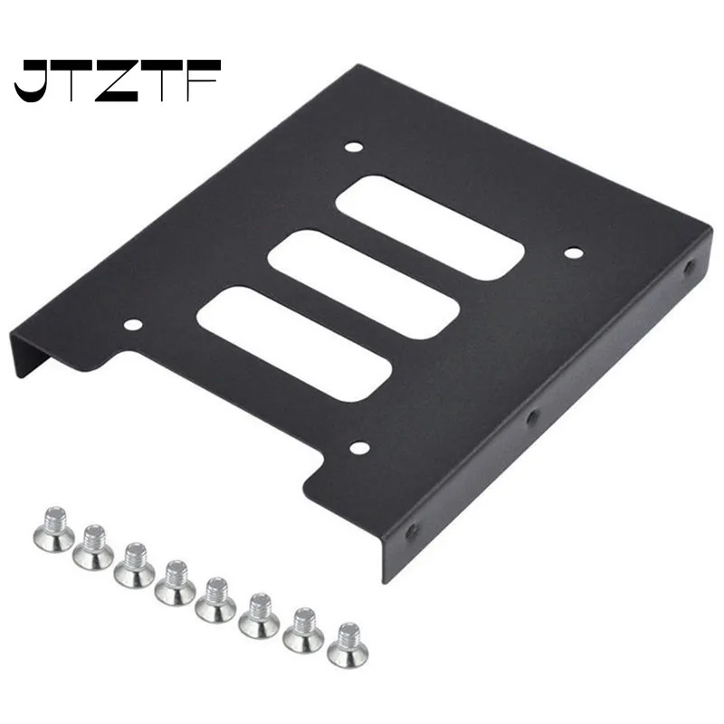 

2.5" To 3.5" SSD HDD Metal Adapter Mounting Bracket Hard Drive Holder for PC Maximize Computer Internal Space Effective Usage