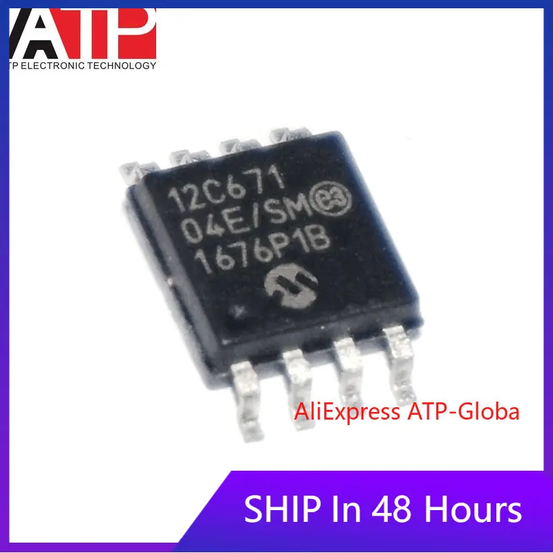 

1 шт., флэш-микроконтроллер SM SOP-8 SMD PIC12C671, чип интегральной схемы, новая Оригинальная флэш-схема