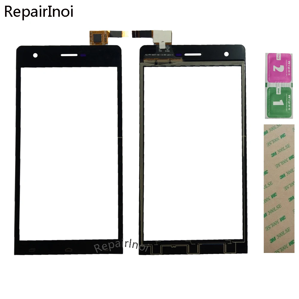

Mobile 5.0'' Touch Screen For Dexp X5.0 Digitizer Panel Front Glass Touch Sceen TouchScreen 3M Glue Wipes