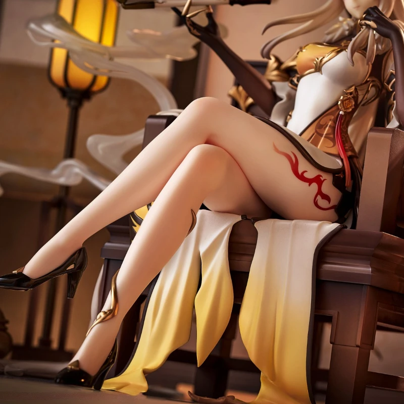 Скидка В наличии Genshin Impact Аниме Фигурка Ningguang ПВХ экшн-фигурки сексуальные настольные украшения коллекционные модели куклы игрушки подарки Pаспродажа В наличии Genshin Impact Аниме Фигурка Ningguang ПВХ экшн-фигурки сексуальные настольные украшения коллекционные модели куклы игрушки подарки