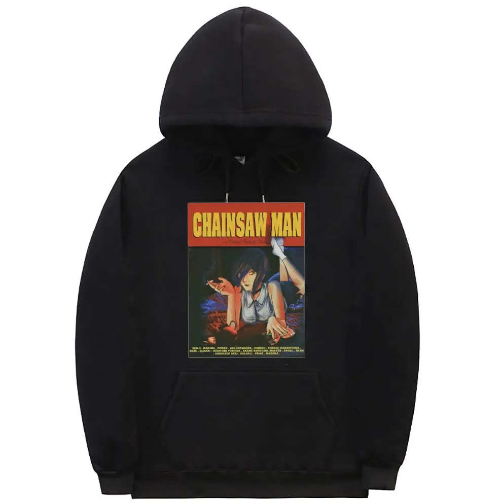

Chainsaw Man Makima Graphic Print Hoodie Unisex Loose Sweatshirts Men Women Anime Fashion Hoodies Long Sleeves Female Streetwear