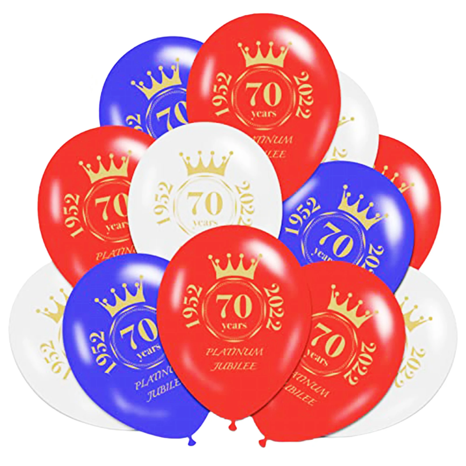 

70th Queen's Platinum Jubilee Party Balloons Set 2022 Queens Jubilee Decorations Set Union Jack Elizabeth Queens Jubilee Balloon