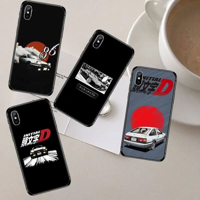 

Japan anime Initial D AE86 Phone Case For iphone 12 11 13 7 8 6 s plus x xs xr pro max mini shell