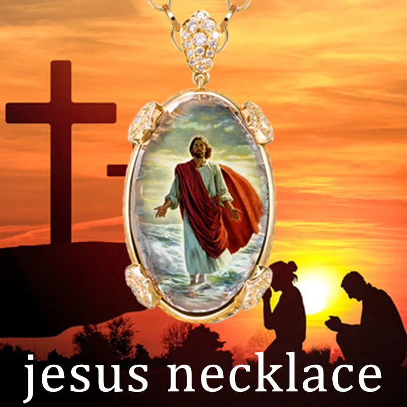 подвеска на шею цепочка женская Новинка 2022 креативная молитвенный кулон Модная