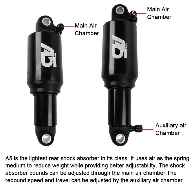 KS A5 RE RR1 Воздушный задний амортизатор Складной велосипед Двойной одиночный