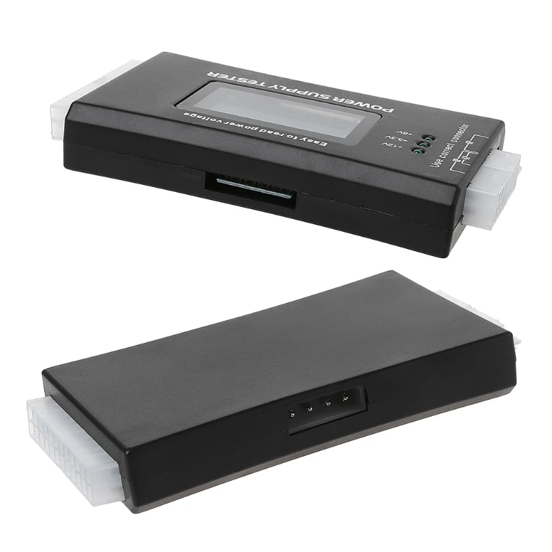 

Тестер компьютерного блока питания для ПК 20/24 pin HDD ATX BTX Meter ЖК-цифровой ЖК-дисплей для ПК