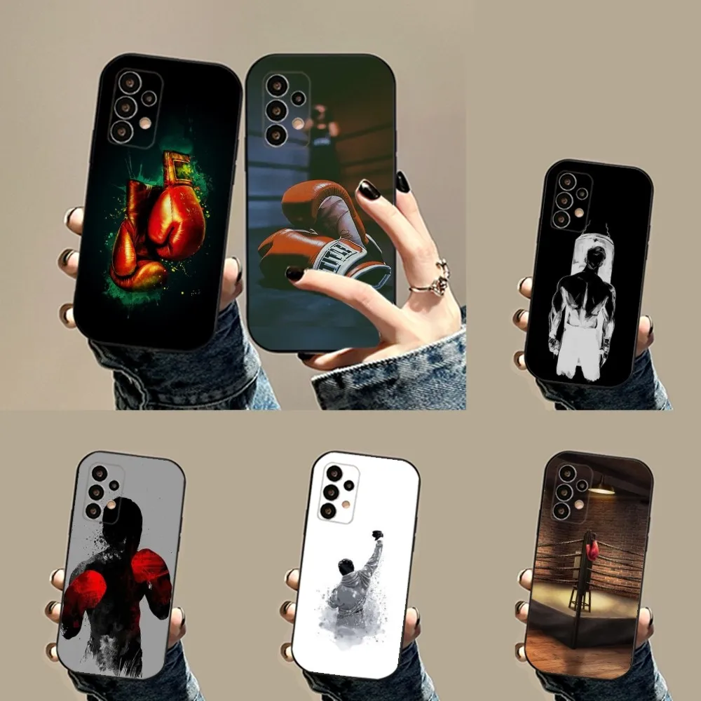 Боксерский чехол для телефона Samsung S24 23 22 30 21 10 9 Note20 Ultra Lite 5G Plus FE черный мягкий