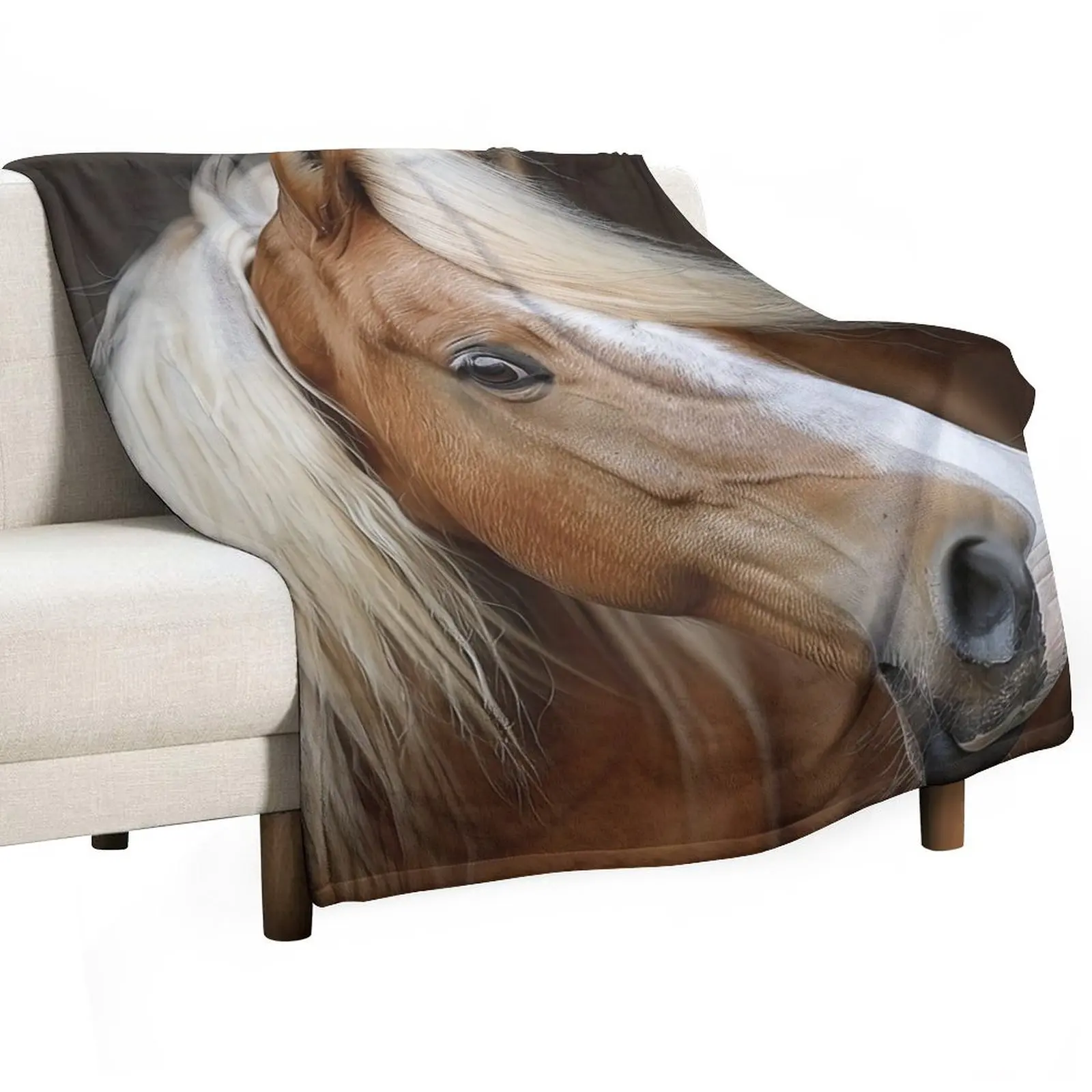 Одеяло для лошади Beloved Haflinger дивана тонкие мягкие кровати фланелевая ткань идеи