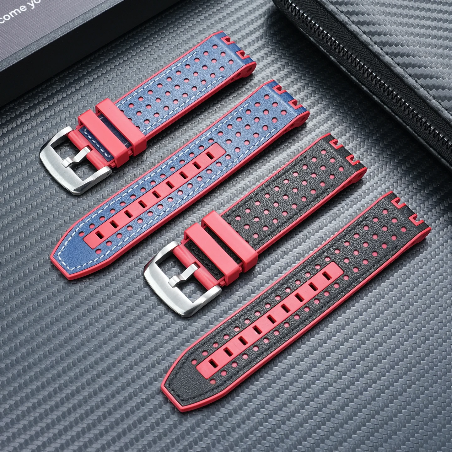 Фото Водонепроницаемый спортивный силиконовый ремешок для часов TISSOT 1853 T-Race T115, кожаный резиновый ремешок для часов 22 мм T115417 T115427, мужской браслет №2