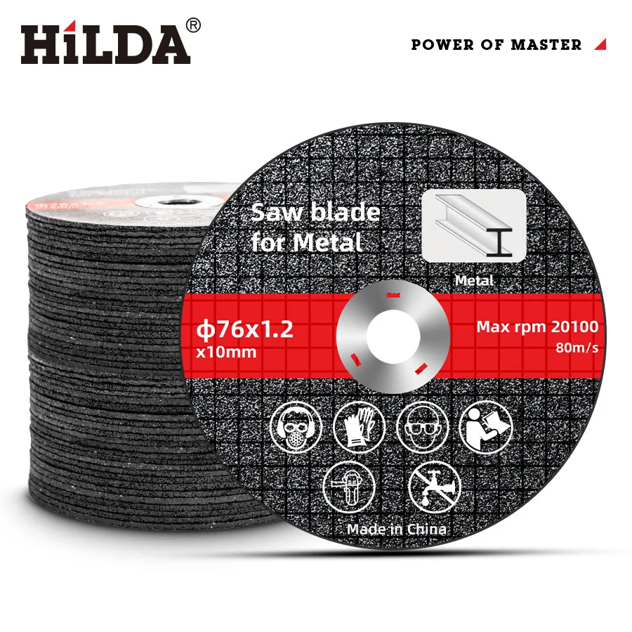 5/10PCS 76mm Resin Cutting Disc 10mm Bore Cut Off Wheel Angle Grinder Disc Slice Fiber Reinforced for Metal Stainless Steel