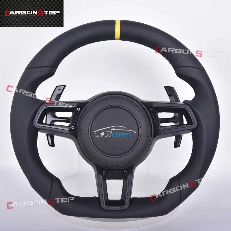 Руль для Porsche Cayenne Macan 997 Panamera 911 958 970 Taycan 996 981 971 991 986 из замши и углеродного волокна