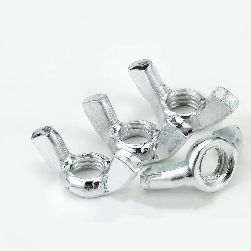

1Pcs 1/4 3/8 3/16 5/16 inch Carbon Steel Wing Nuts Zinc Plated Hand Tighten Nut English System Wing Nuts Long 16/18/20/24 mm