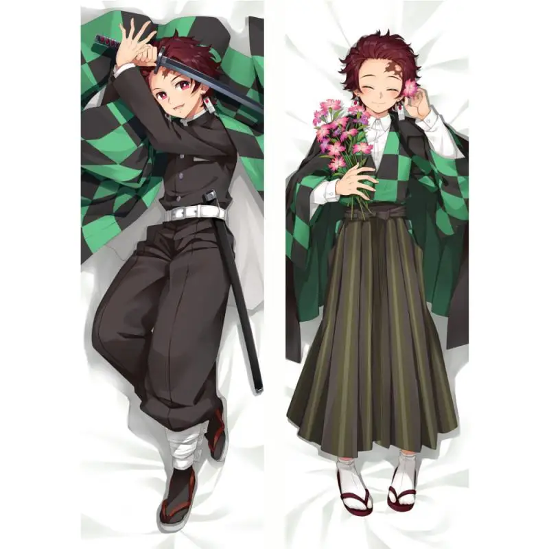 

Наволочки для подушек из аниме «рассекающий демонов» Kimetsu No Yaiba Kamado Tanjirou, двусторонняя наволочка с рисунком, обнимающий чехол